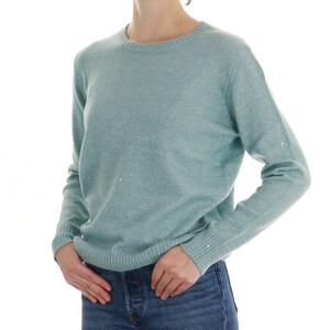 MAGLIA LUREX AZZURRO